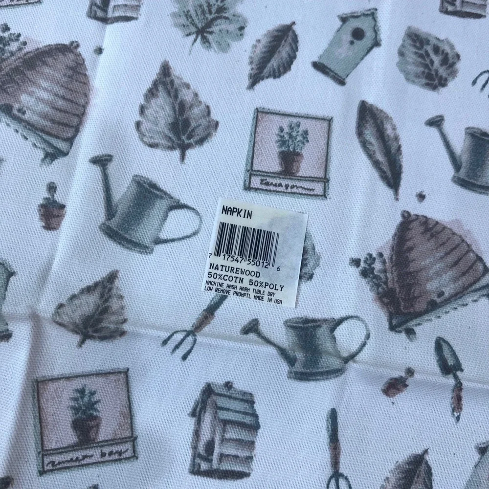 Vtg Naturewood Garden Beehive Placemats Napkins Set 4 Cottagecore Made in USA